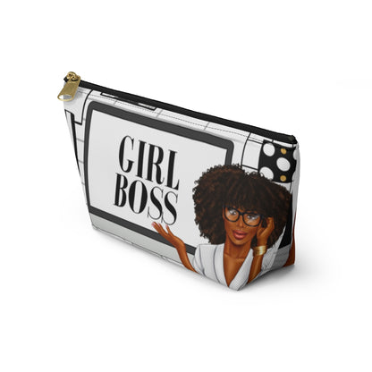Boss Girl Journal and Planner Pouch w T-bottom