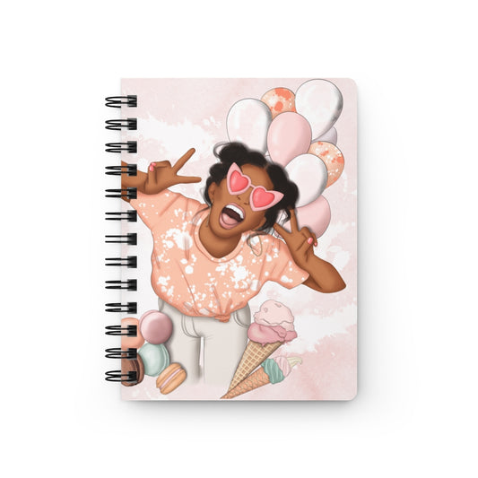 Good Vibes Only Spiral Ruled Line Notebook