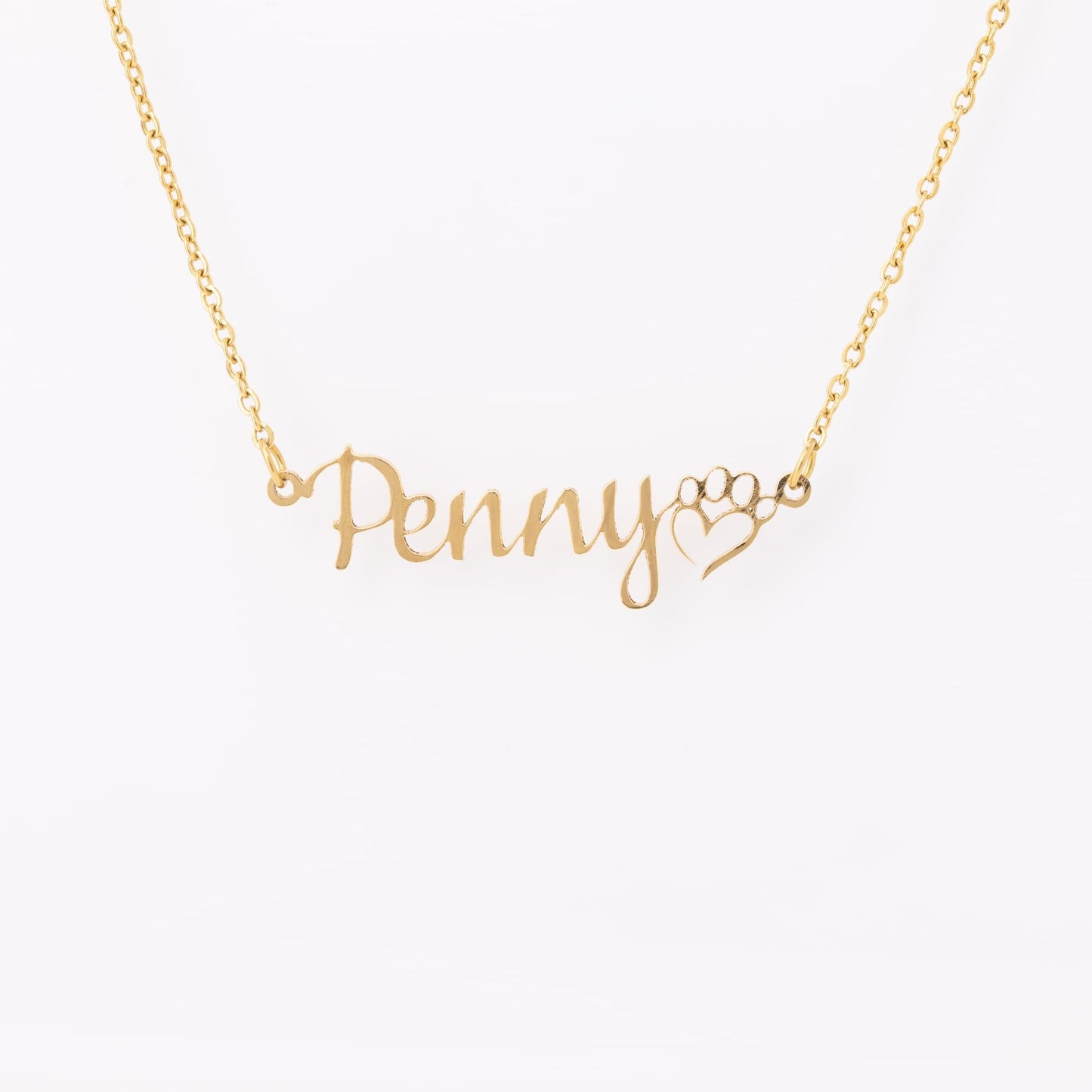 Personalized Name Dog Mom Necklace  | Custom Name Necklace, Script Necklace, Gifts for Dog Moms, Pet Lover Gifts